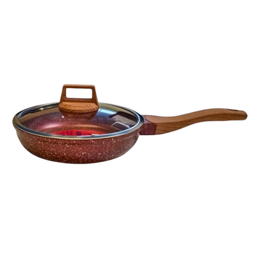 Kiam Die-Casting Non-Stick Fry Pan 24cm With Glass Lid