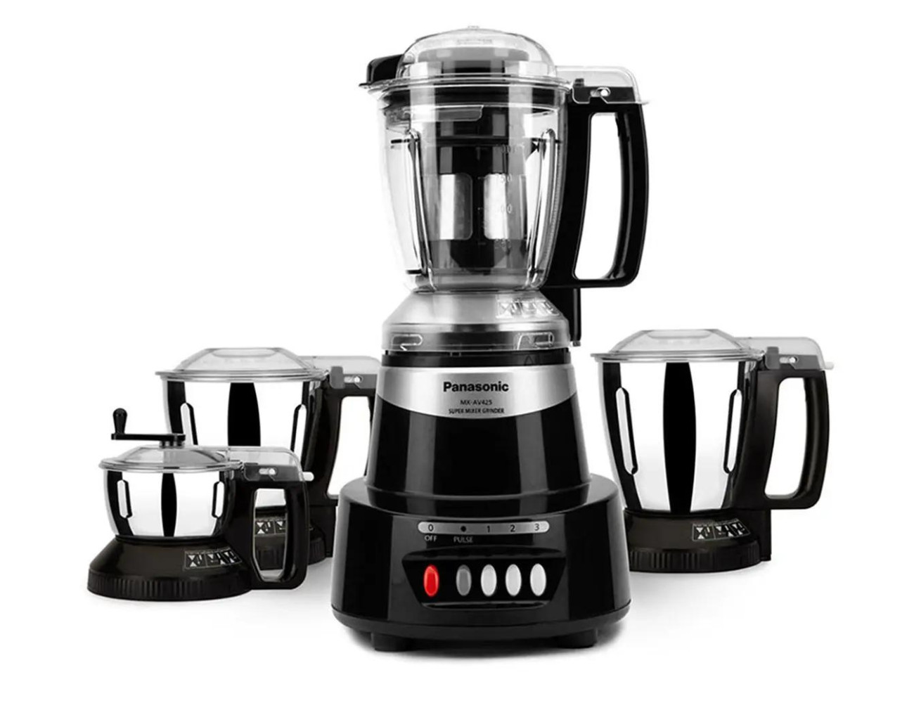 Panasonic MX-AV425 1500W Max 9-in-1 Super Mixer Grinder (4 Jars)