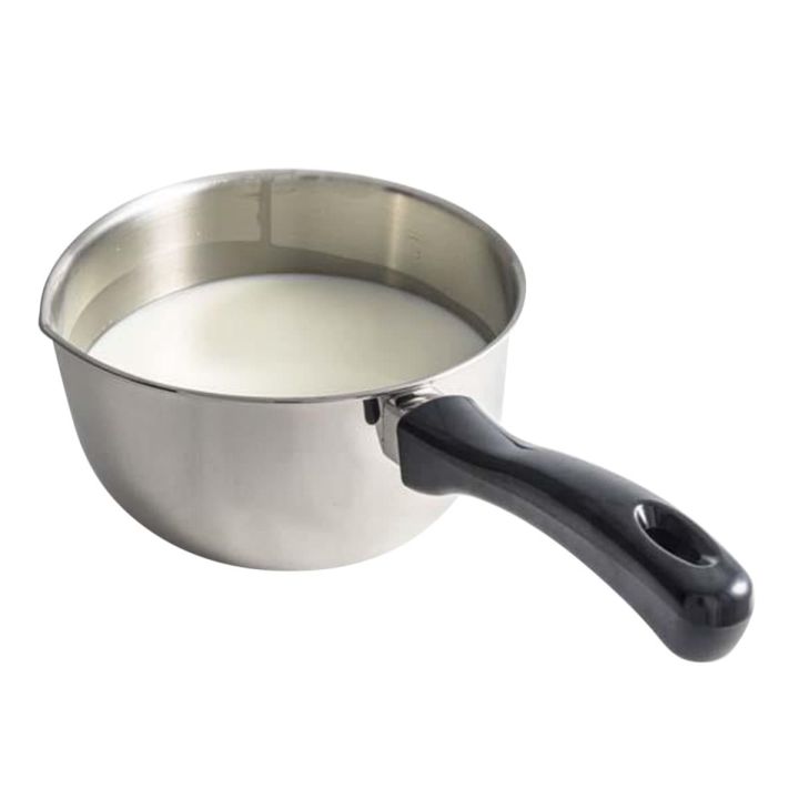 SKB Stainless Steel Milk Pan with Bakelite Long Handle