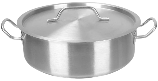 SKB SuS304 food grade stainless steel Curry Sauce Pot with SS Lid and Handle