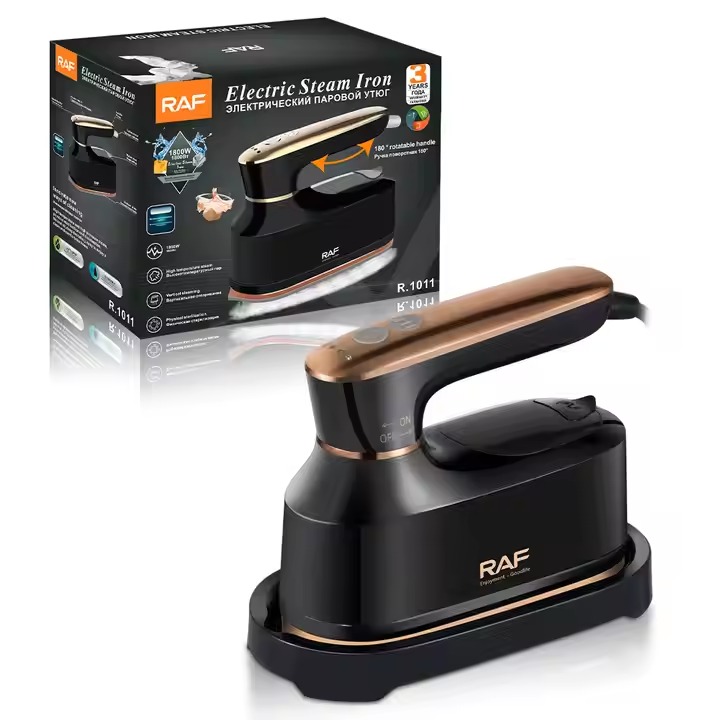 RAF Travel Steamer, Premium Travel Steamer for Clothes Portable in Travel Efficient Fast-Heating Travel Iron with Steam, Delicate Iron Steamer Excellent for Trip and home use