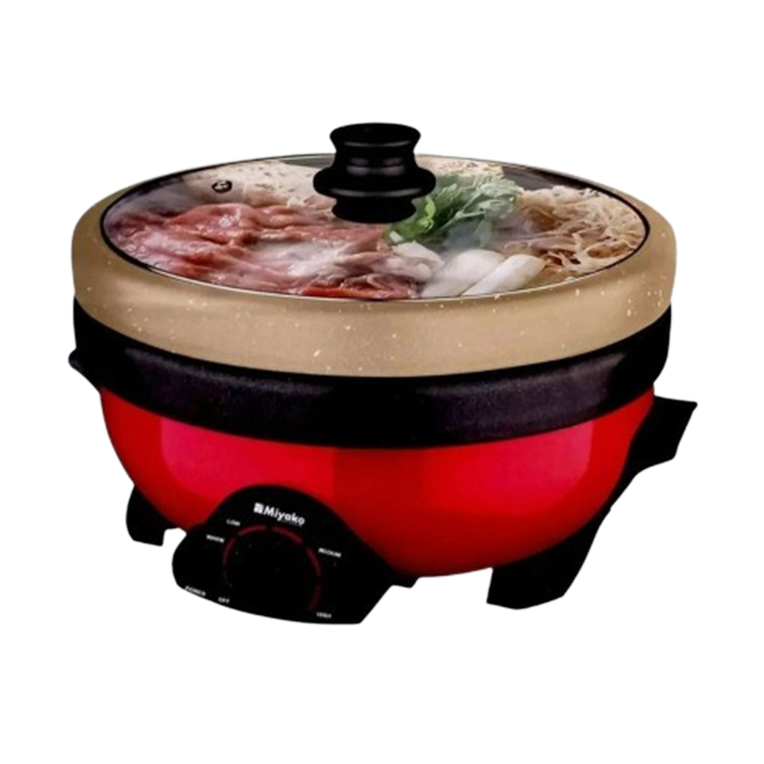 Miyako Multi Cooker, Electric Curry Cooker, Removable Non-stick Pan MC-500D (5.5 LTR) Double Pot