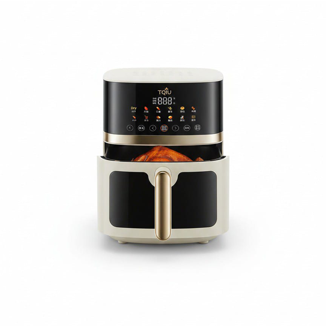TQIU Digital Air Fryer Glass Window View-S3