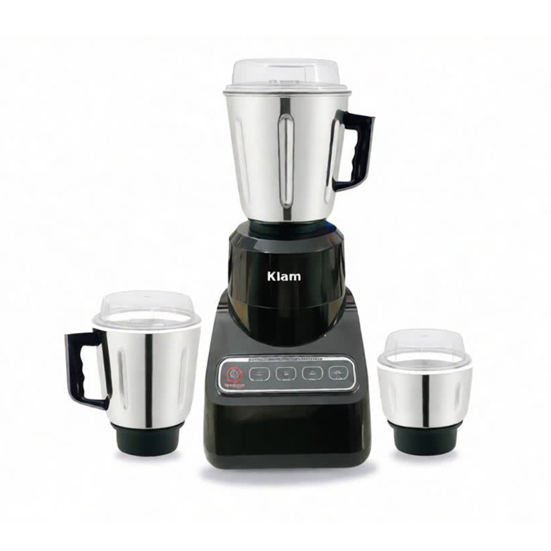 Kiam Stylo Mix Heavy Duty Mixer Grinder Blender Juicer With 3 Stainless Steel Jar