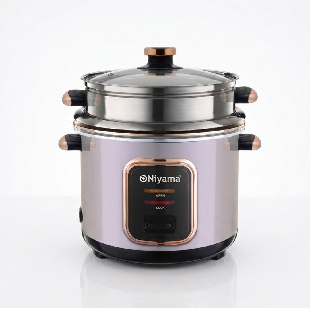 Niyama 2.8 Ltr Triple Pot Automatic Rice Cooker/Multicooker-NRC-081T